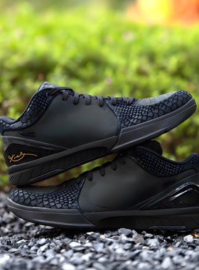 科比4代篮球男鞋黑曼巴ZK4气垫球鞋电镀绿实战费城金牌耐高黄色