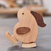 木头兔子创意摆件手工制作DIY木牛流马益智礼品礼物木工房材料包