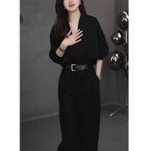 2432大爱美依缘2025春季 潮 酷飒拽姐欧货高级套装 新款 气场强大女装