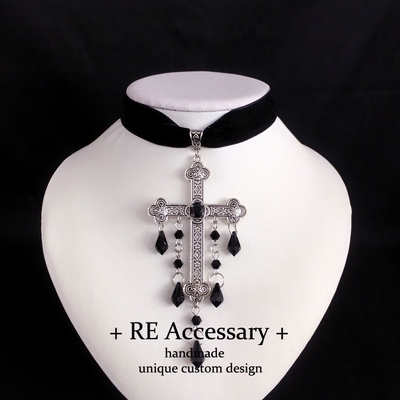 lolita欧式中世纪Y2K绒带项链