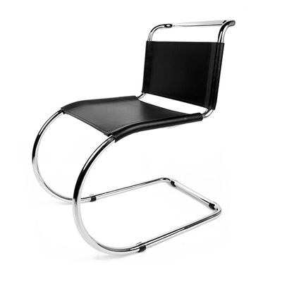 不锈钢钢管椅MRChair真皮包豪斯