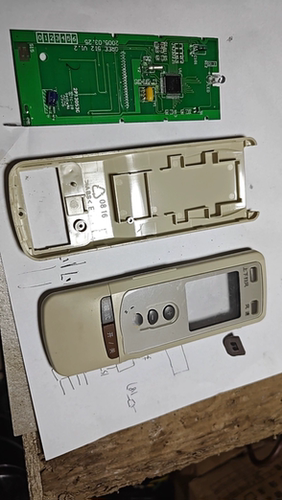 适用于格力Y502摇控配件主板外壳格力原装摇控器外壳