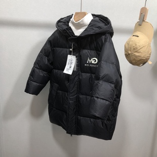 童装冬新品中长款90白鸭绒加厚儿童羽绒服外套潮26010