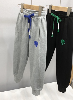 牛哆哆童装秋装新品男女中大童韩版休闲束口儿童运动裤62275