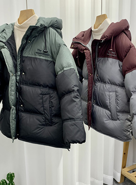 牛哆哆童装冬新款90白鸭绒儿童羽绒服男女童拼色外套潮54254