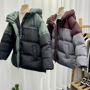 牛哆哆童装冬新款90白鸭绒儿童羽绒服男女童拼色外套潮54254