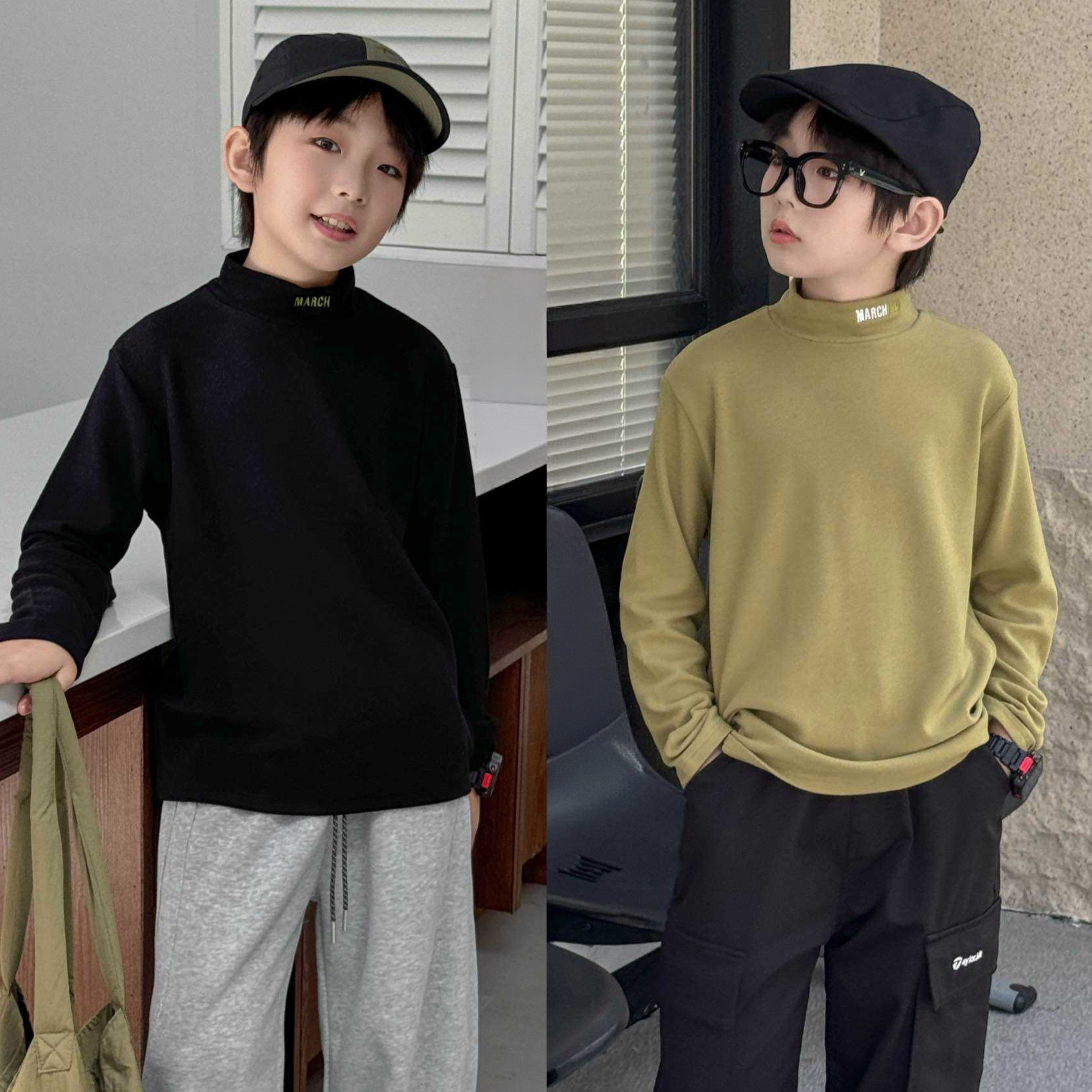 卡芙恰恰2025秋冬款德绒打底衫百搭半高领保暖内搭5660