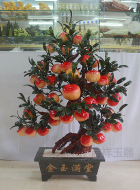 天然玉器特大仿真门厅摆件