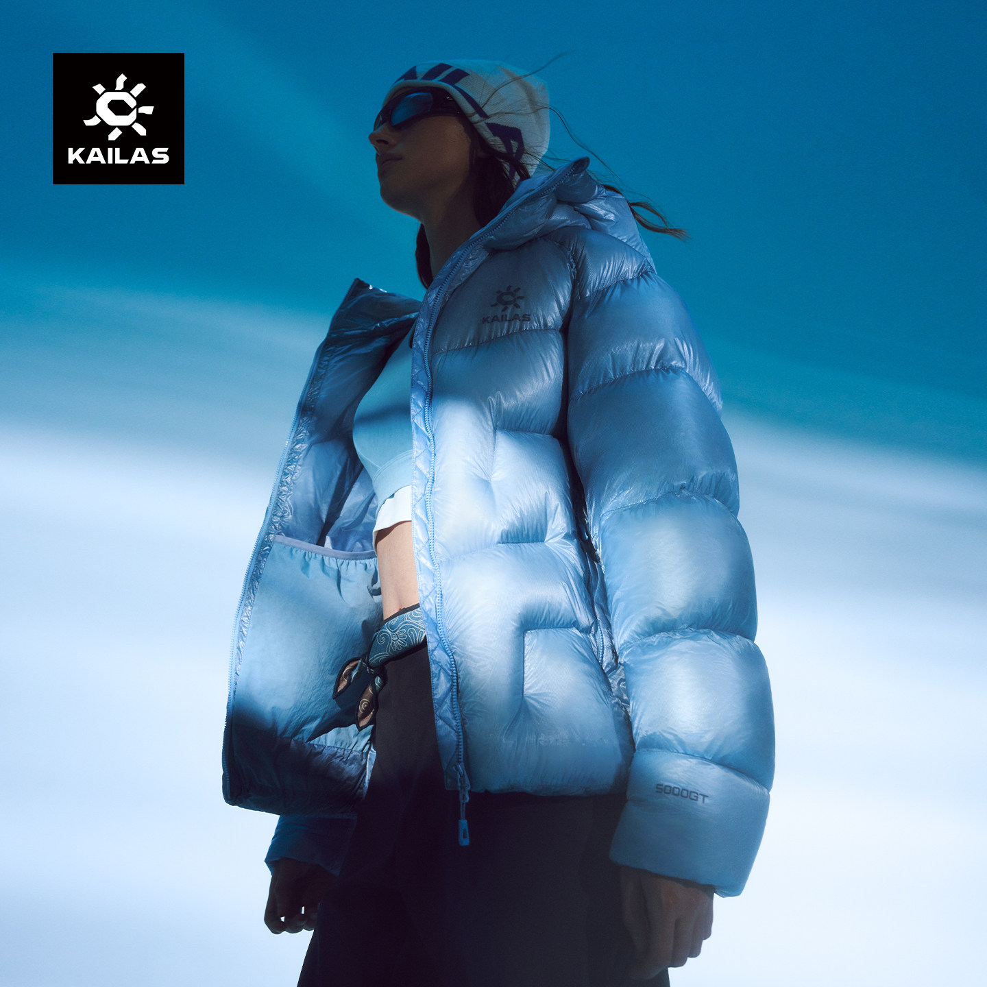 KAILAS凯乐石5000GT雪山羽绒服1000蓬轻量化自收纳拒水鹅绒男女款图片
