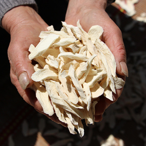 河南焦作铁棍山药片 去皮垆土 太阳晒  怀山药干 500克