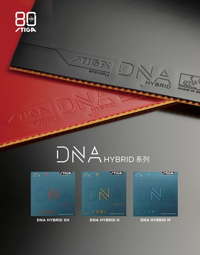 斯帝卡乒乓球胶皮混动DNA粘性