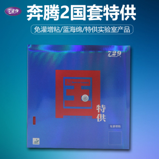 友谊729奔腾2国套乒乓球胶皮国奔腾国特供蓝海绵反胶套胶粘性胶皮