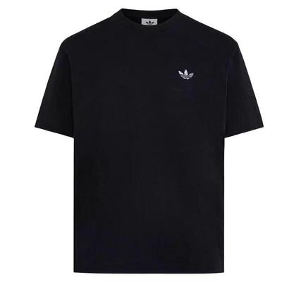 Adidas三叶草26年夏季新款男女后背印花运动短袖T恤KG6338 KD1430