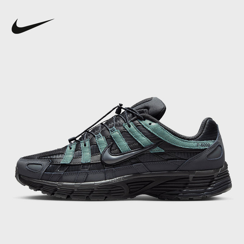 Nike耐克男鞋黑绿色P-6000运动休闲鞋复古老爹鞋跑步鞋IM5997-060