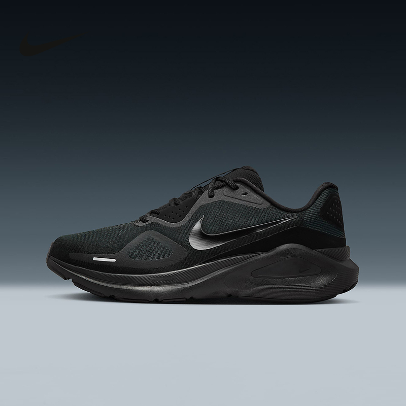 NIKE耐克男鞋STRUCTURE 26运动鞋稳程黑武士跑步鞋HJ1102-001