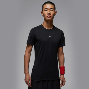 NIKE耐克Jordan DRI-FIT男子速干短袖T恤跑步运动紧身上衣HV4100