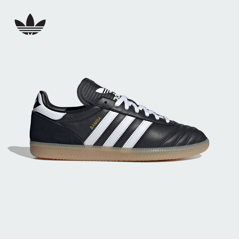 adidas阿迪达斯三叶草T头鞋2025秋中性SAMBA JP德训鞋板鞋JQ9056