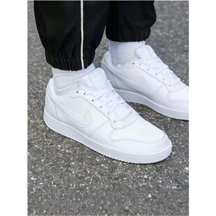 NIKE耐克男鞋板鞋春季新款简版空军一号纯白低帮休闲鞋AQ1775