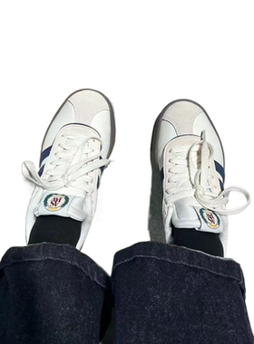 阿迪达斯「T头鞋」男女鞋VL COURT德训鞋运动滑板鞋休闲鞋 JI4566