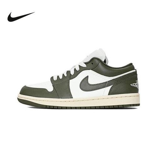 正品Nike Air jordan 1耐克女鞋AJ1乔丹低帮板鞋篮球鞋DC0774-122