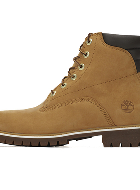 新款马丁靴添柏岚男鞋踢不烂大黄靴户外高帮皮靴37578231 10061