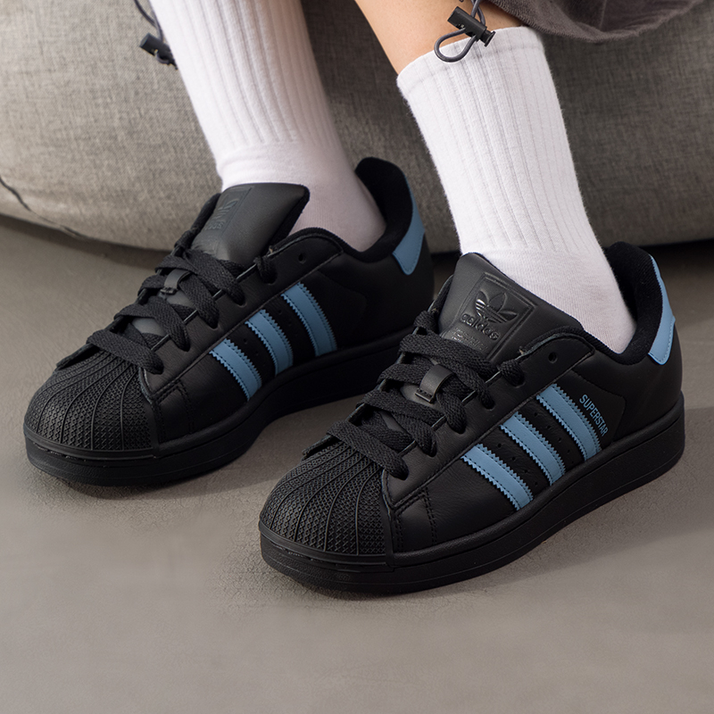 阿迪达斯三叶草男鞋女鞋25秋新款运动鞋SUPERSTAR贝壳头休闲板鞋