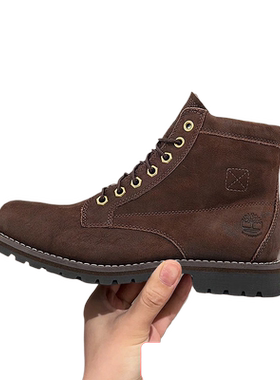 添柏岚男鞋24秋冬新款踢不烂户外休闲大黄靴高帮靴马丁靴A44P9V13
