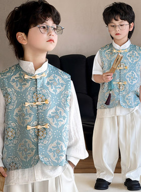 国风唐装儿童礼服套装