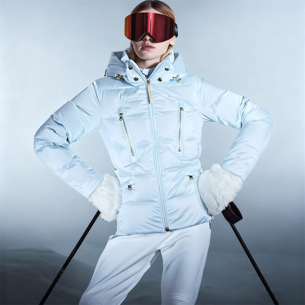 【现货】2025冬新款小众连帽防水滑雪服修身保暖短款羽绒服外套女,女装/女士精品,羽绒服,淘宝优惠券,粉丝福利购,淘宝优惠卷