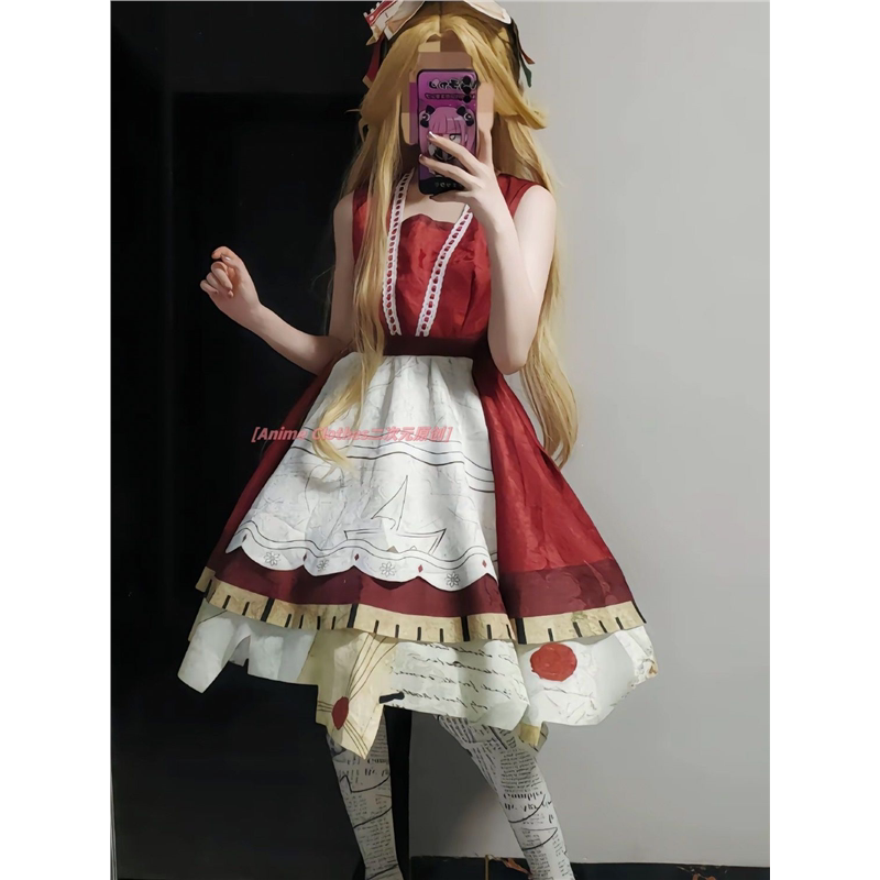 第五人格小女孩年岁cos服 可爱美少女cosplay暗纹版套装3D眼镜