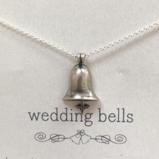 婚礼钟声 幸福开始 银本色链做旧效果大铃铛项链  Dogeared正品