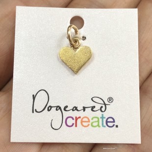 項鏈手繩掛墜 Create系列DIY配件 完美 心吊墜 美國Dogeared正品