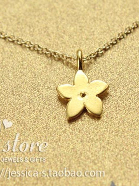 浪漫樱花樱花季花朵许愿项链