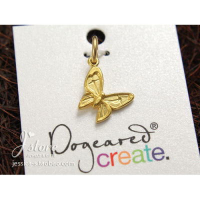 Create系列 DIY配件 迷人的蝴蝶吊坠 项链手绳挂坠 Dogeared 正品
