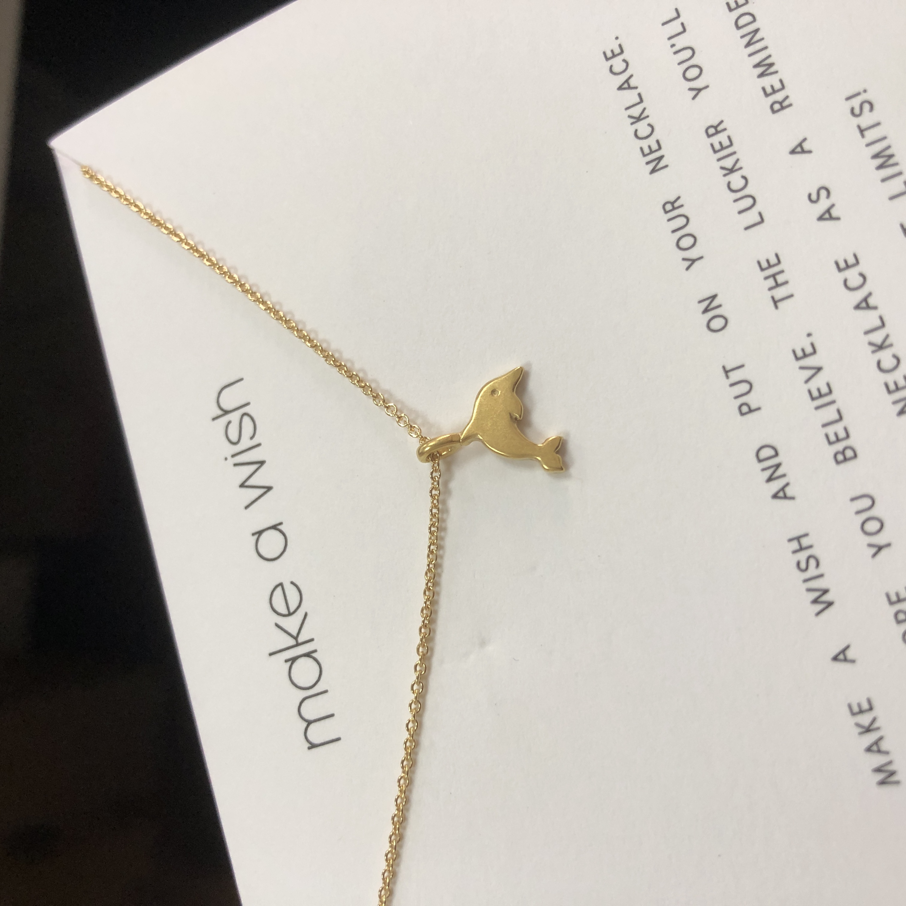 海豚许愿项链Dogeared正品