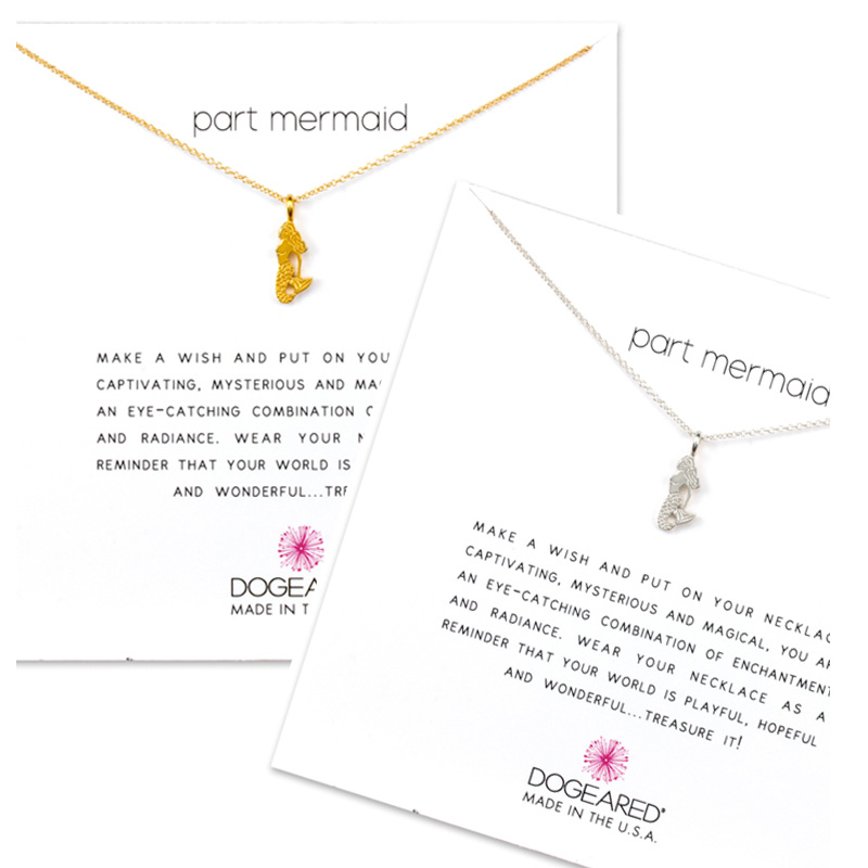 dogeared美国美人鱼锁骨链