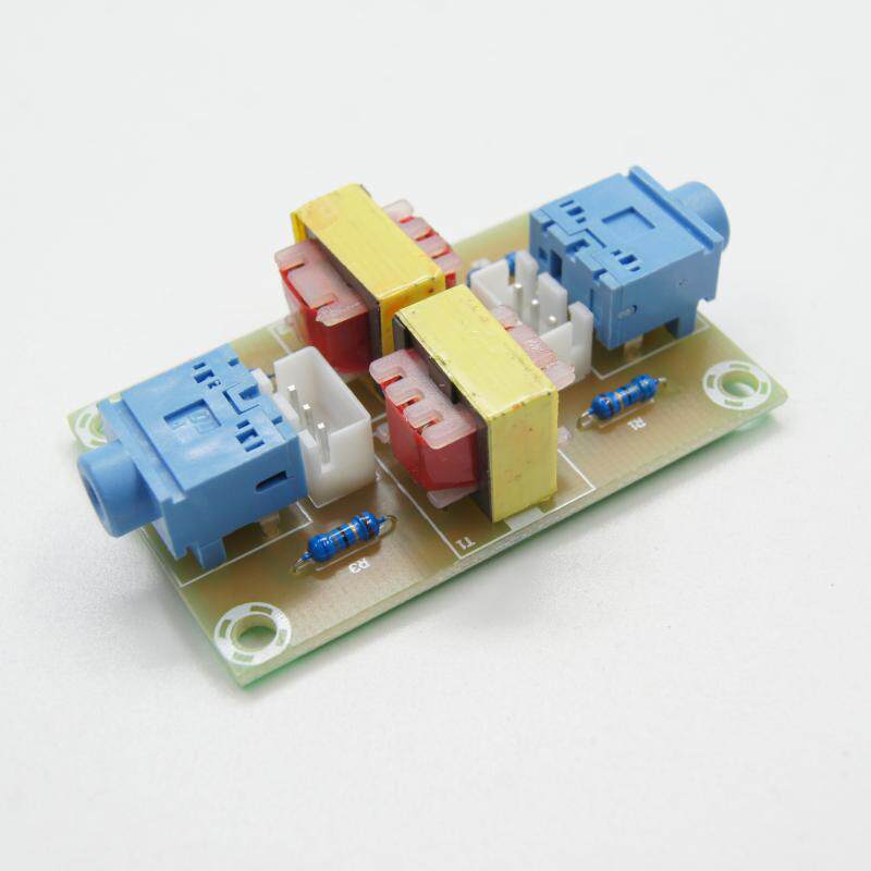 音频设备共地隔离器 耦合电路  音频隔离变压器电流声滤波器3.5