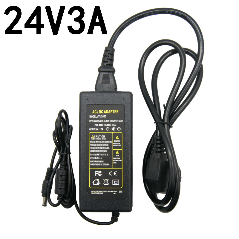 24V3A电源适配器2A2.5A1A电机水泵净水机打印机LED灯直流稳压电源