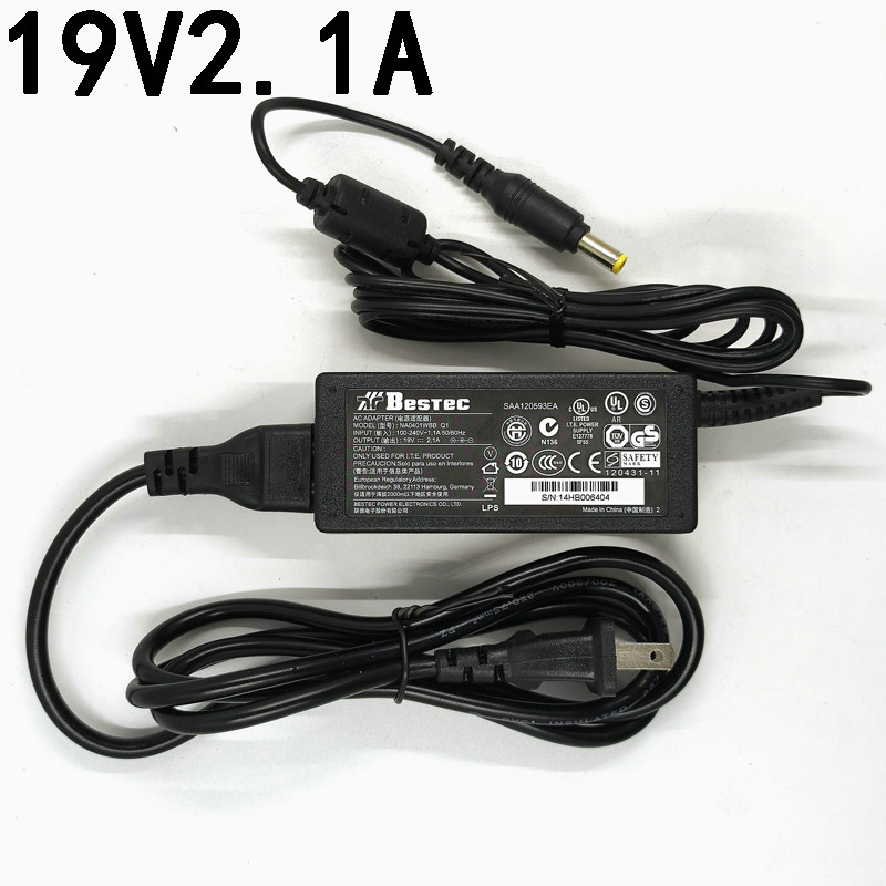 19V2.1A电源适配器电脑一体机显示器19v3.42a家用投影仪电源
