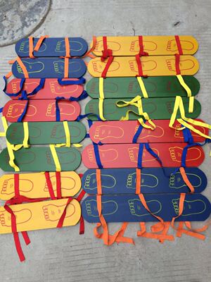 幼儿园团队协力板