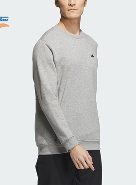 Adidas/阿迪达斯正品新款男士简约高尔夫运动套头衫长袖T恤IA2608