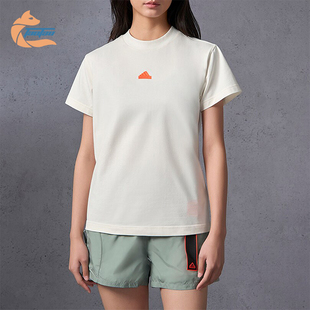 BLUV Adidas 阿迪达斯正品 T恤IS4287 TEE女士印花弹力短袖