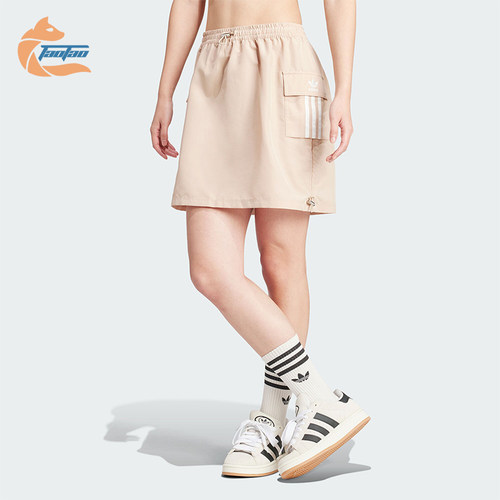 阿迪达斯三叶草女子运动半身裙