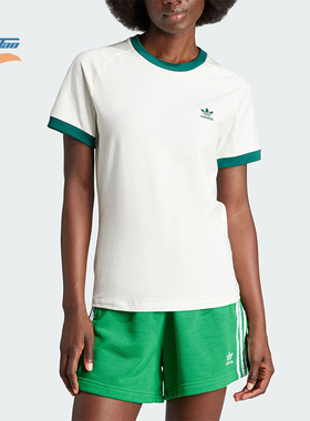 Adidas/阿迪达斯正品三叶草VRCT TEE女士运动短袖T恤IN4110