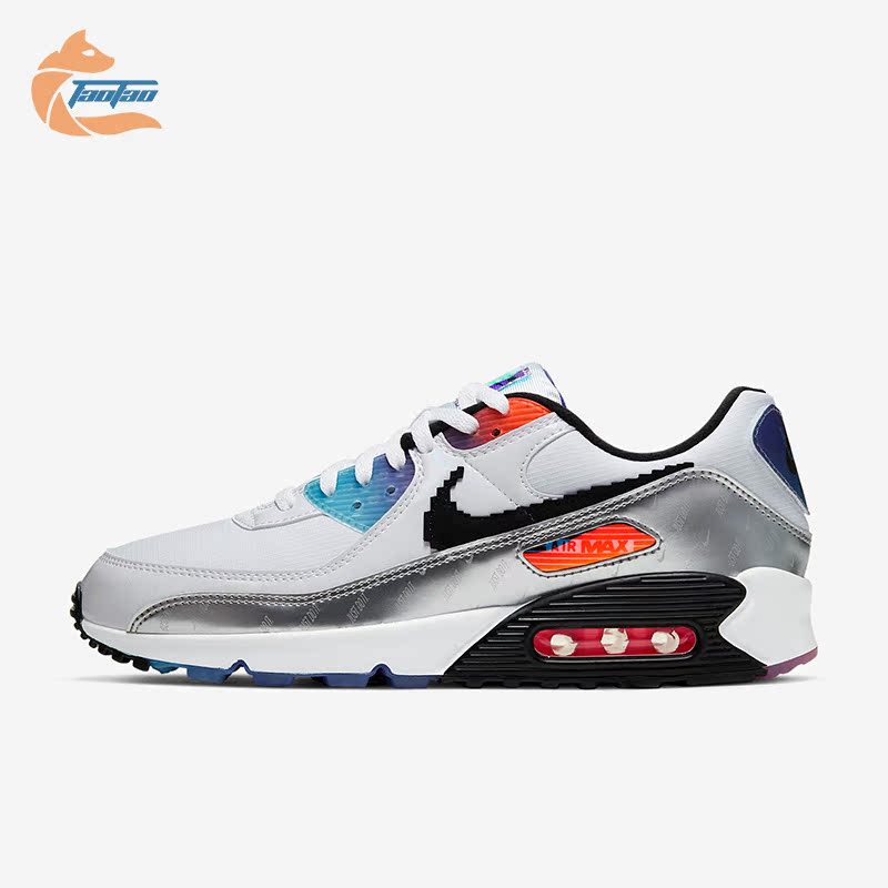 Nike/耐克正品Air Max 90男子气垫缓震耐磨跑步鞋DC0832-101