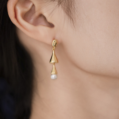 WHYsJewel金色风铃耳钉