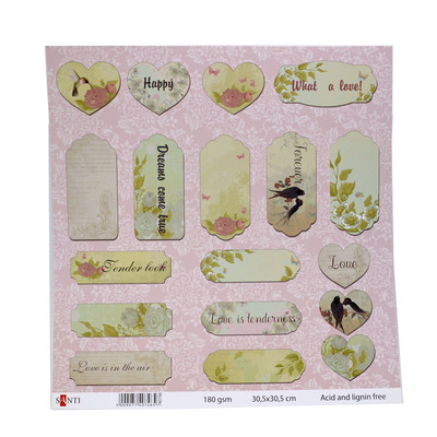 书签贺卡手工纸正方形印花纸出口