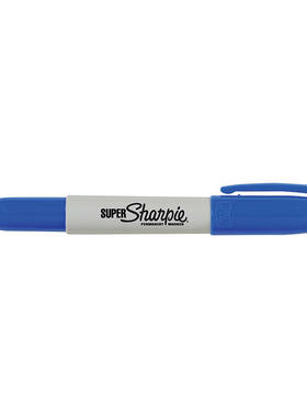 Sharpie Super Permanent Markers,  Blue 33003粗头 油性麦克笔