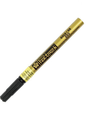 Pen-touch GOLD Extre Fine Point 0.7mm 樱花油漆笔 极细芯金色