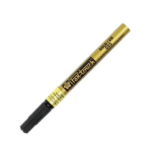 Pen-touch GOLD Extre Fine Point 0.7mm 樱花油漆笔 极细芯金色